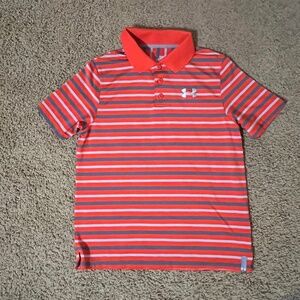 Under Armour Heat Gear Loose Collared Shirt Size YLG